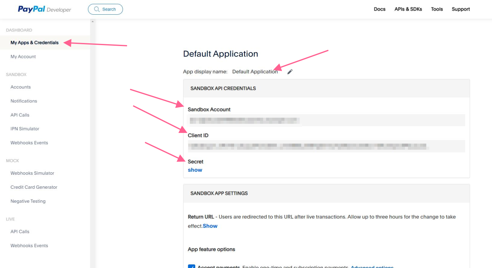 paypal-dashboard-api-keys